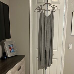 Gray Sleeveless zsupply jumpsuit